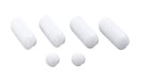 Wenko 298307100 Patins pour Abattants Premium PVC Blanc Dimensions 7 x 14,5 x 3 cm Lot de 4