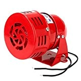 WEONE remplacement Red Industrial AC 220V MS-190 High Power Buzzer Sirène d'alarme sonore Moteur Fer + ABS Lame sonore