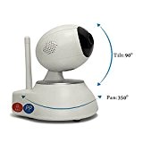Wifi Baby Monitor IR réseau Cam, prise en charge de la vue et contrôle à distance via Smart Téléphone/tablette/PC, Intelligent ...