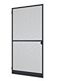 Windhager Expert Moustiquaire de porte Avec cadre tendeur 120 x 240 cm anthracite/gris