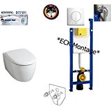 Wisa prétexte Élément d'angle, Keramag Icon WC réservoir Kit complet + Couvercle sans frein de chute *, sans marge Kera ...