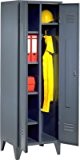 Wolf Armoire métallique - vestiaire sur pieds gris bleu RAL 7031 - armoire armoire de vestiaire armoire métallique armoire pour ...
