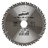 Wolfcraft 6736000 Lame scie circulaire CT 30 Dts Diamètre 190 x 30 mm