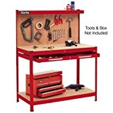 WORKBENCH, RED, INCL. 30 HOOKS CWB-R1 By CLARKE INTERNATIONAL by Best Price Square