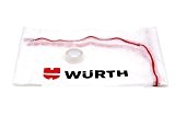 Würth Porte de protection contre la saleté en non-tissé lavable et réutilisable avec fermeture Éclair