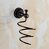 XGMSD Tout En Cuivre Européen Et Le Bronze Porte-cheveux étagère Noir Cylindre Sèche-cheveux Anciens Accessoires De Bain