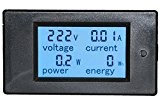 Yeeco Affichage Numérique LCD Multimètre Voltmètre Ampèremètre AC 80-260V 20A Tension Power Monitor Energy Avec Shunt Intégré