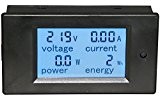 Yeeco Multimètre Numérique AC 80-260V 100A Voltmètre Ampèremètre Voltage Ampérage Puissance Energy Meter Volt Amp Testeur de Tension Moniteur de ...