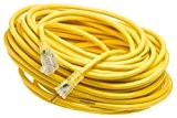 Yellow Jacket 2885 12/3 Heavy-Duty 15-Amp SJTW Contractor Extension Cord with Lighted Ends, 100-Feet by Yellow Jacket