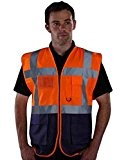 YOKO - Chasuble Gilet zippé fluo - veste de sécurité - HVW801 - mixte homme / femme (L, Orange et ...