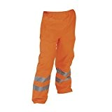 Yoko - Pantalon de travail imperméable haute visibilité - Homme (M) (Orange haute visibilité)