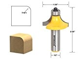 Yonico 13165 Round Over Edging Router Bit - 7/16" Radius 1/2" Shank by Yonico