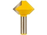 Yonico 15138 Bird's Mouth Glue Joint Router Bit with 8 Sided 1/2-Inch Shank by Yonico