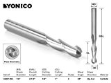 Yonico 34221-SC CNC Router Bit Ball Nose Solid Carbide with 1/4-Inch X 1-Inch X 1/4-Inch X 2-1/2-Inch 1/4-Inch Shank by ...