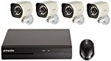 Zmodo ZM-SS714-1TB Système de caméra de sécurité 4 canaux 720p HD PoE NVR avec Disque dur 1 To/4 Caméras de ...