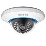 Zmodo ZP-IDP15-W Caméra dôme sans fil IP 720p HD Indoor Dome