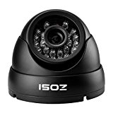 Zosi CCTV 1000TVL Caméra de Surveillance Jour / Nuit Vidéo Caméra Caméra Extérieure Dôme, Objectif de 4.6mm, 20M IR Vision ...